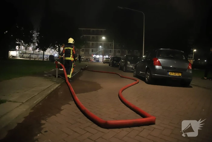 Uitslaande brand in leegstaande flat