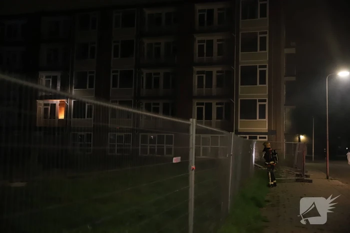 Uitslaande brand in leegstaande flat