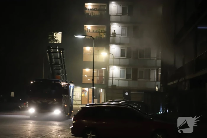 Uitslaande brand in leegstaande flat
