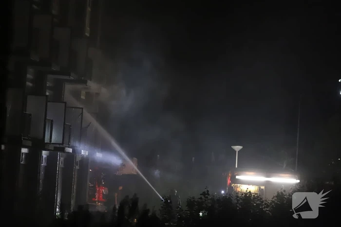Uitslaande brand in leegstaande flat