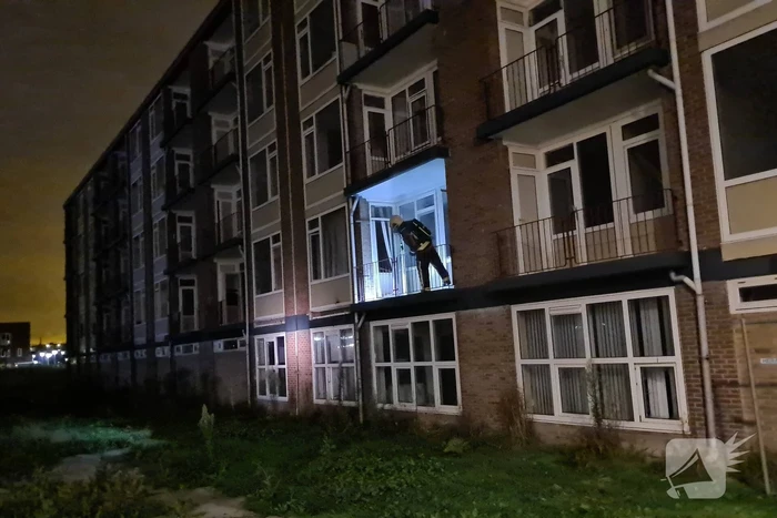 Uitslaande brand in leegstaande flat