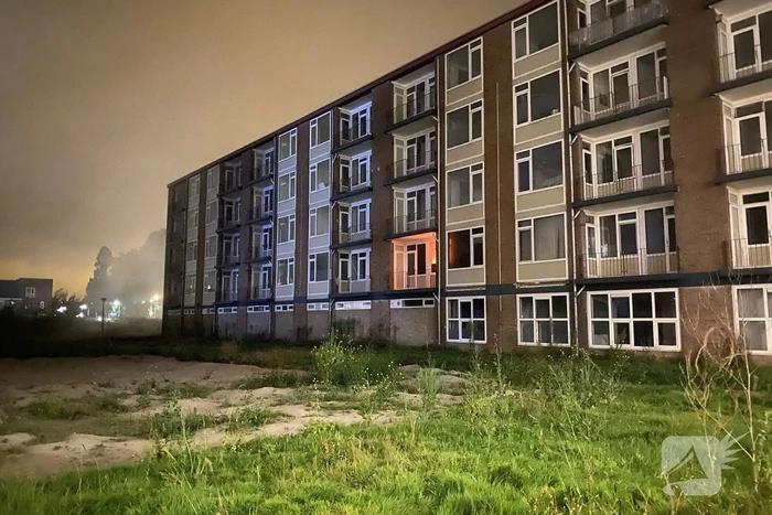 Uitslaande brand in leegstaande flat