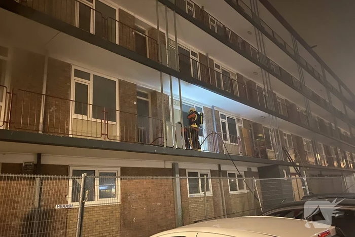 Uitslaande brand in leegstaande flat