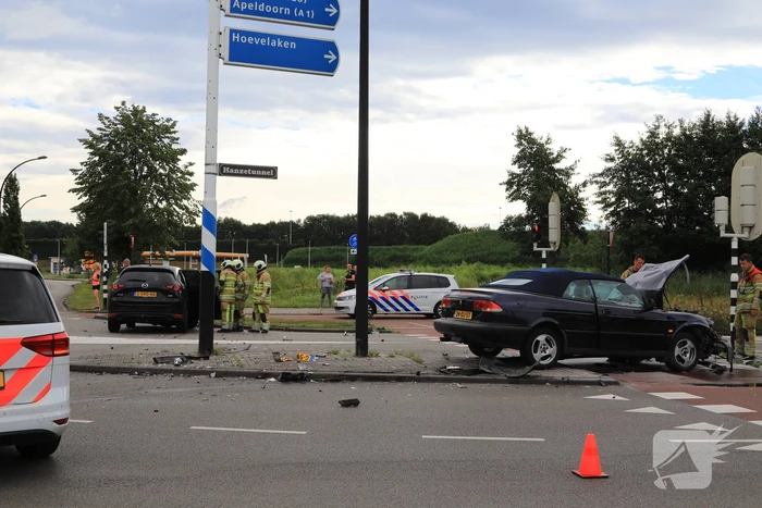 Enorme schade bij ongeval voor Hanzetunnel
