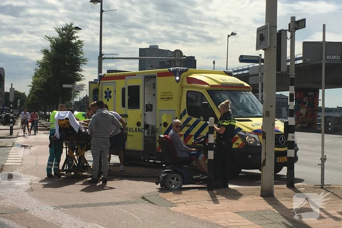 Scooterrijder raakt gewond bij val op fietspad