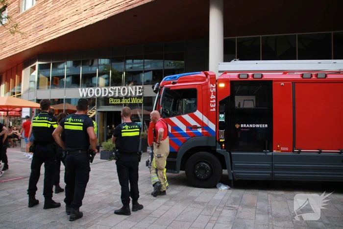 Brand door gesmolten kabel