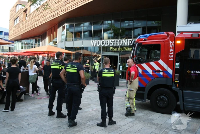 Brand door gesmolten kabel
