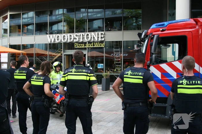Brand door gesmolten kabel
