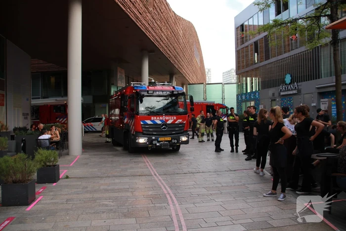 Brand door gesmolten kabel