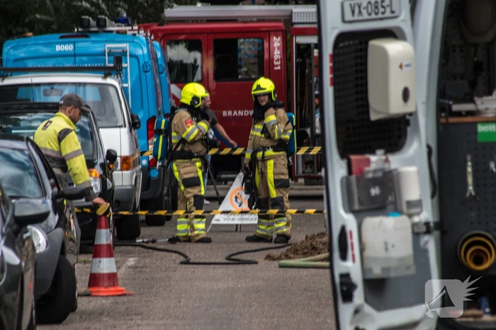 Straat afgesloten na gaslekkage
