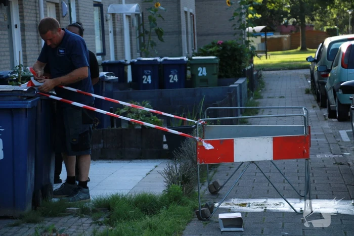 Waterlekkage ontstaan onder trottoir