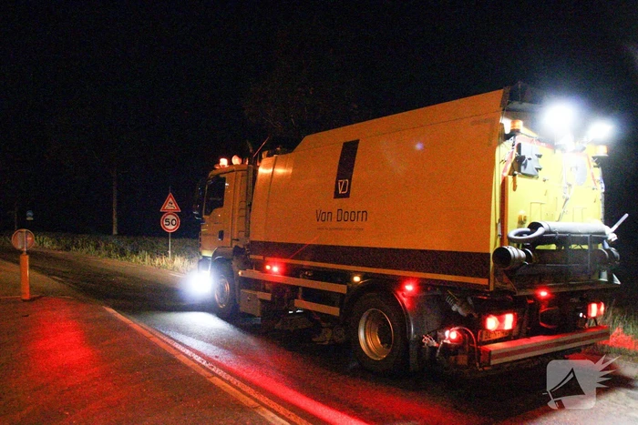 Deel N301 gehele avond afgesloten vanwege opruimwerkzaamheden