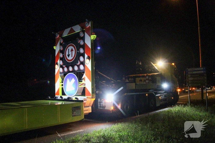 Deel N301 gehele avond afgesloten vanwege opruimwerkzaamheden