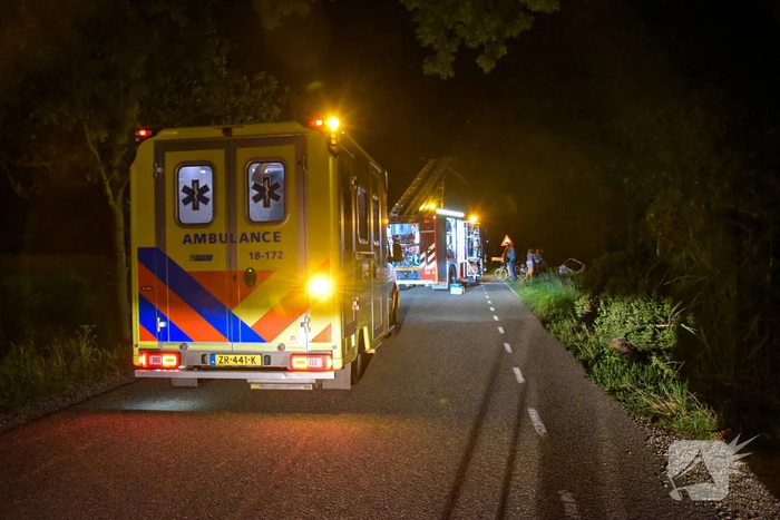 Ravage na botsing op geparkeerde personenauto's