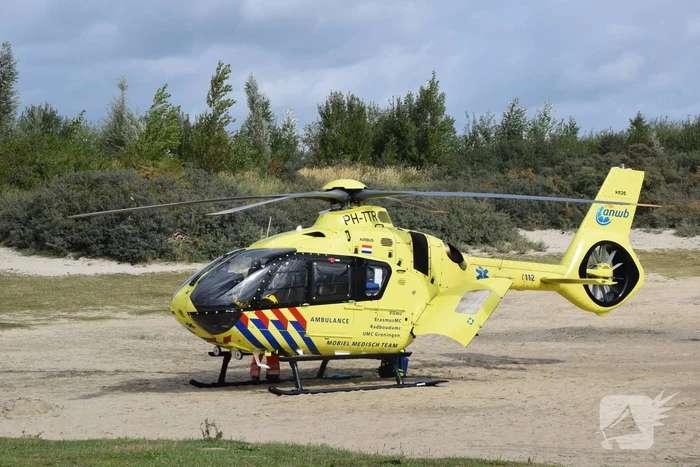 Traumahelikopter ingezet voor gewond kind
