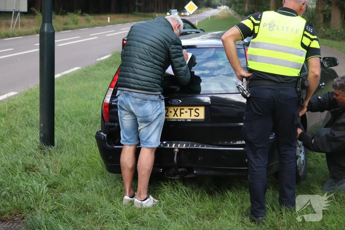 Schade na kop-staart botsing