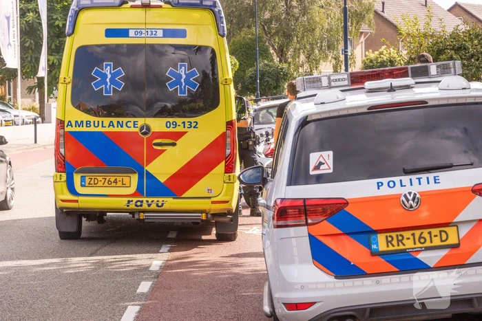 Motorrijder gewond bij verkeersongeval