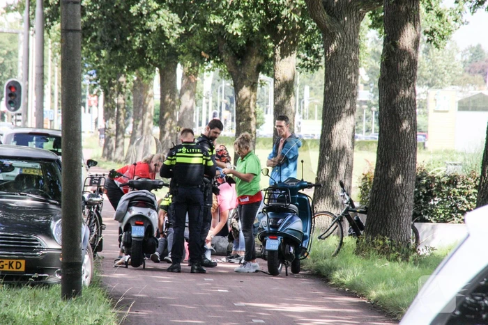 Fietsers gewond na botsing op fietspad