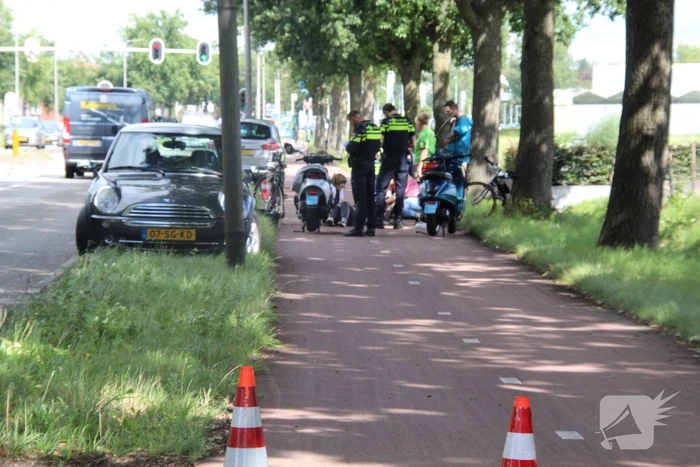 Fietsers gewond na botsing op fietspad