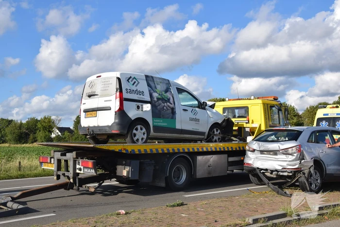 Gewonden bij ongeval met meerdere voertuigen
