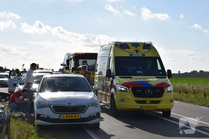 Gewonden bij ongeval met meerdere voertuigen