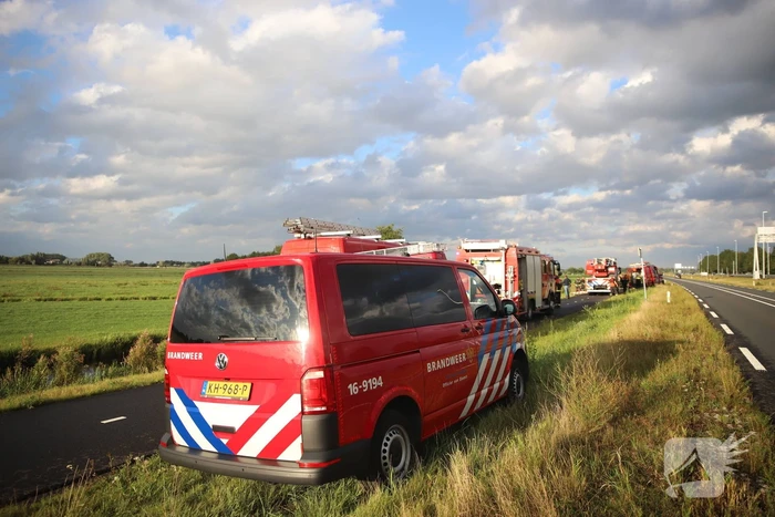 Zoekactie naar boeven in maisveld en water