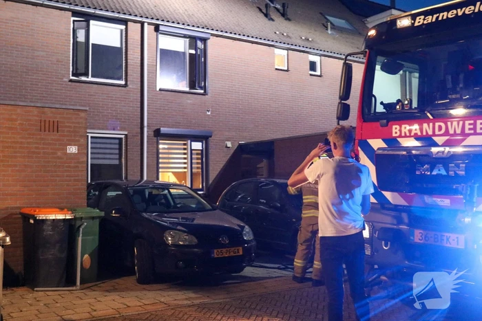 Veel rook bij brand in woning