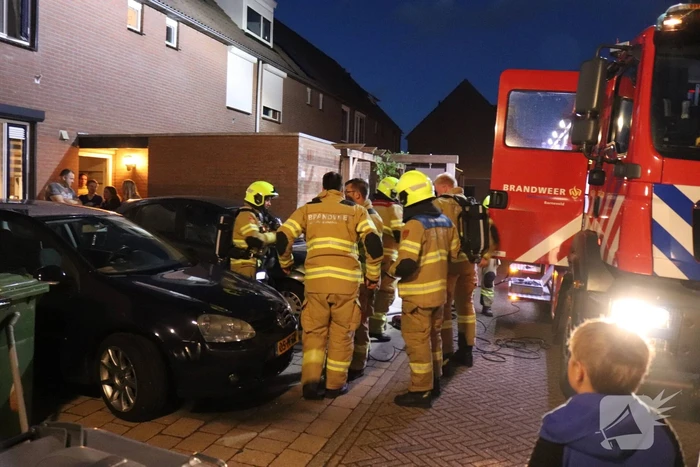 Veel rook bij brand in woning