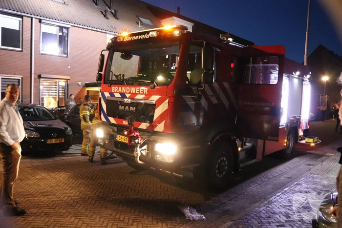 Veel rook bij brand in woning