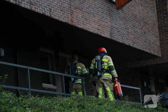 Woning geventileerd na brand in keuken