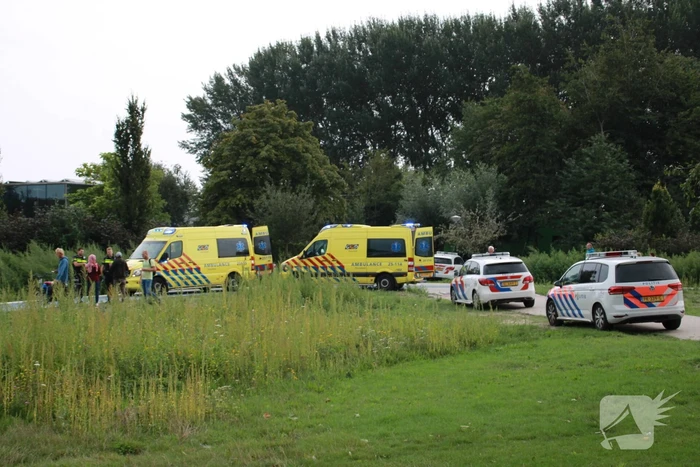Traumahelikopter landt voor incident bij hoogspanningsmast