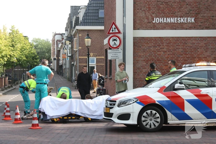 Fietsster gewond bij verkeersongeval