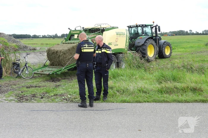 E-biker komt in botsing met grootpakpers
