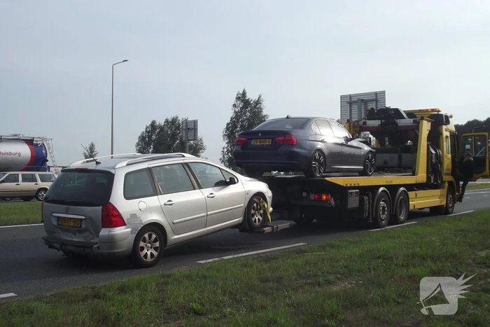Flinke schade bij kop-staartbotsing