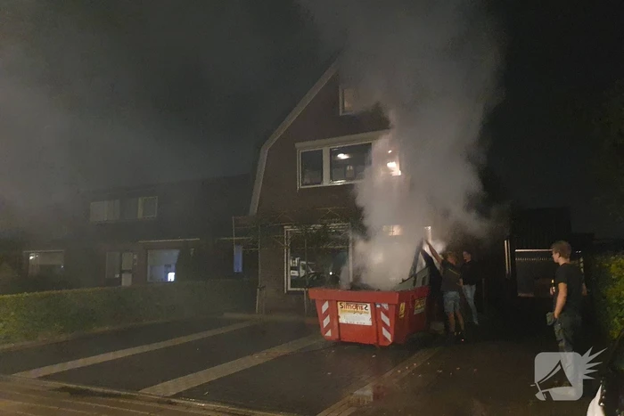 Opnieuw brand in bouwcontainer