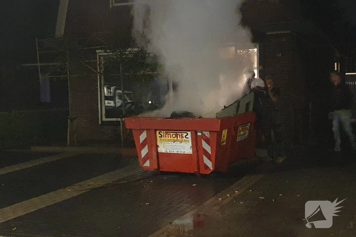 Opnieuw brand in bouwcontainer