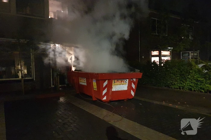 Opnieuw brand in bouwcontainer
