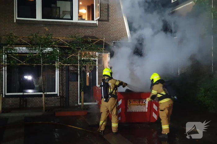 Opnieuw brand in bouwcontainer
