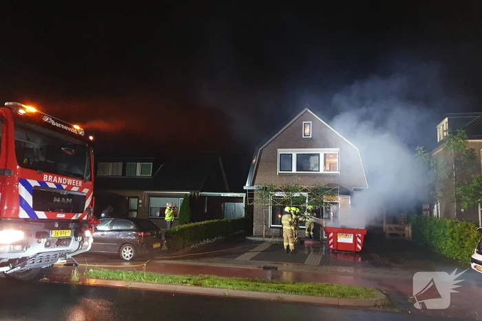 Opnieuw brand in bouwcontainer