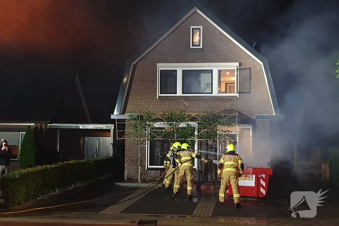 Opnieuw brand in bouwcontainer