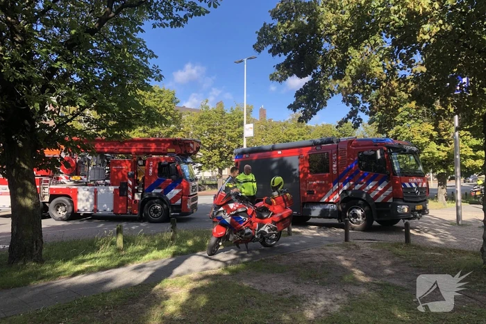 Brand in parkeergarage Malieveld