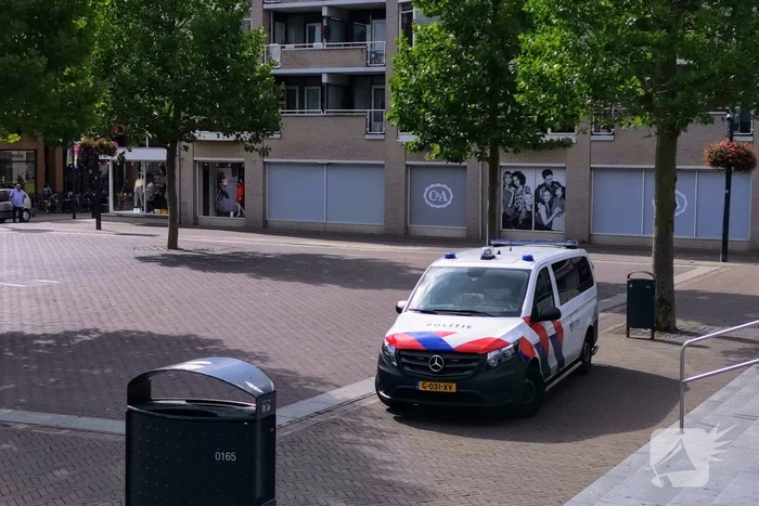 Centrum afgezet na aantreffen van verdachte tas