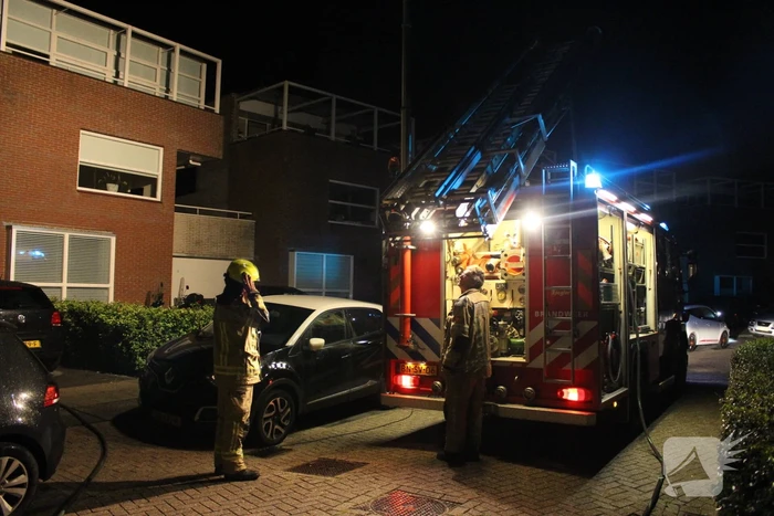 Tuinhuis brandt volledig uit