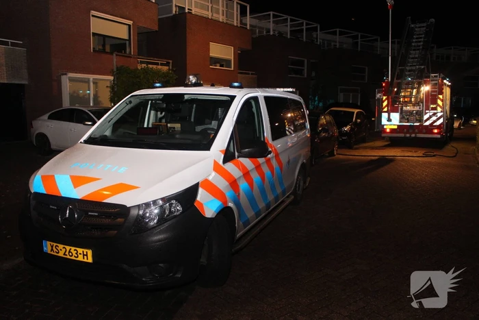 Tuinhuis brandt volledig uit