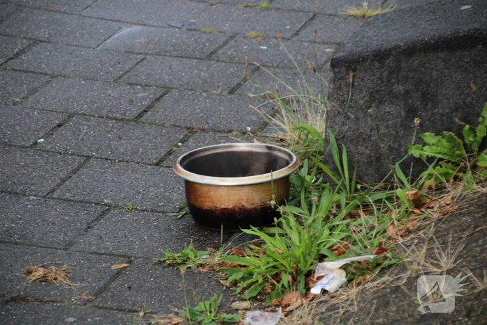 Vergeten pan op het vuur zorgt voor brandlucht
