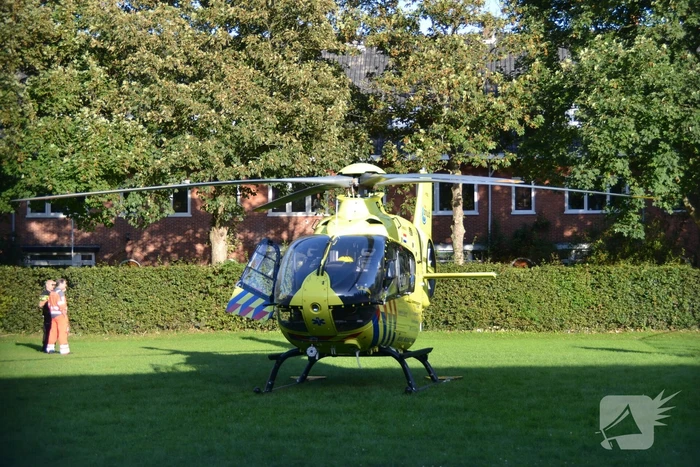 Traumahelikopter landt voor incident