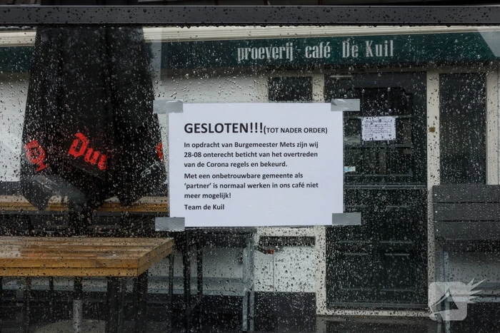 Café De Kuil gesloten na overtreding coronaregels