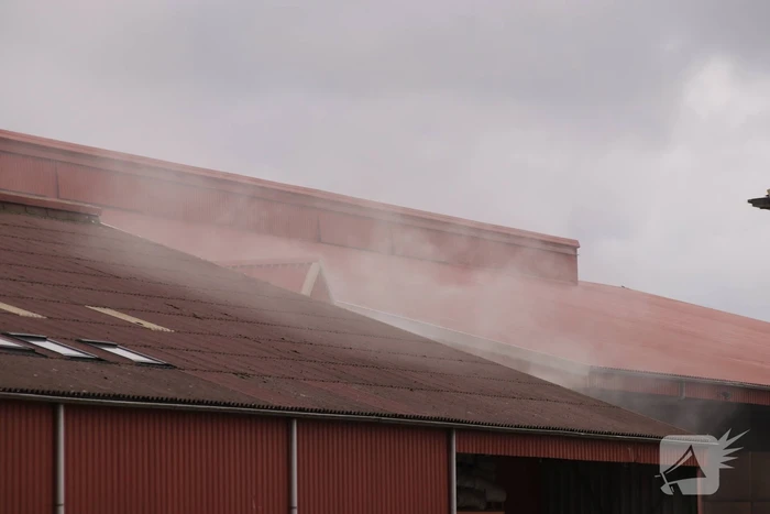 Grote brand in loods Van Andel Bio