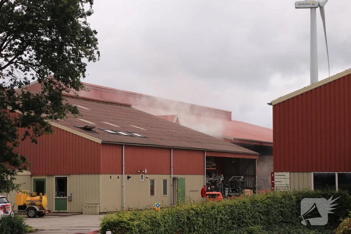 Grote brand in loods Van Andel Bio