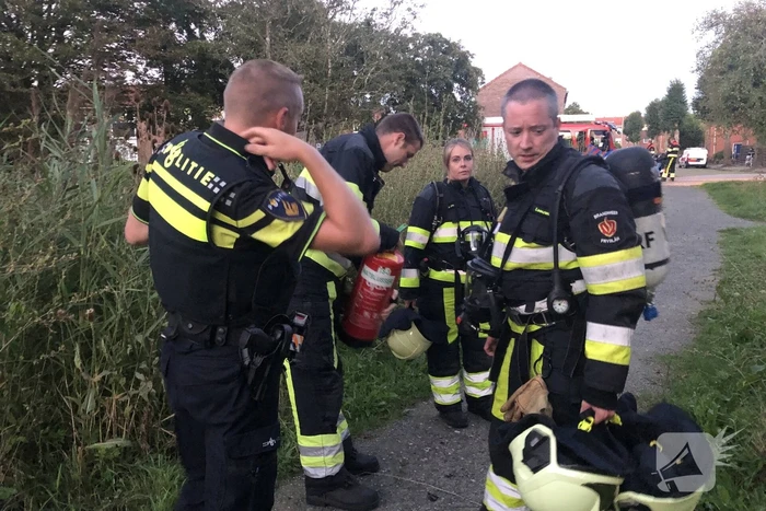 Berg rommel in brand